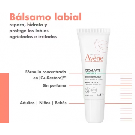 AVENE CICALFATE BALSAMO REPARADOR LABIOS 10ML
