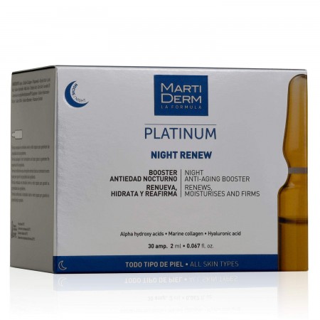 MARTIDERM PLATINUM NIGHT RENEW 30 AMPOLLAS 2 ML