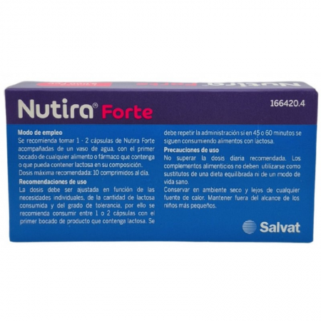 NUTIRA FORTE LACTASA 9000 UI 30 CAPSULAS