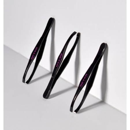 BETER PINZAS DEPILAR PUNTA RECTA PAVONADA 7,5 CM