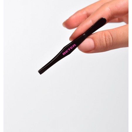 BETER PINZAS DEPILAR PUNTA RECTA PAVONADA 7,5 CM