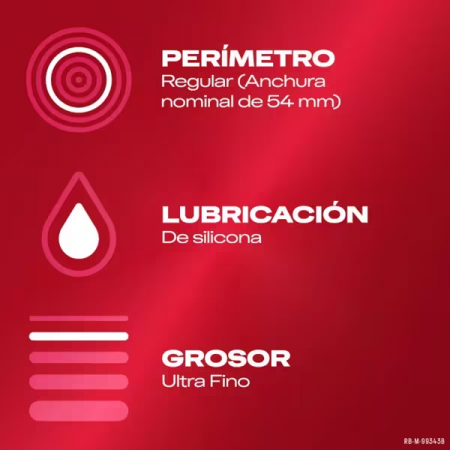 DUREX SENSITIVO CONTACTO TOTAL REGULAR FIT 6 PRESERVATIVOS