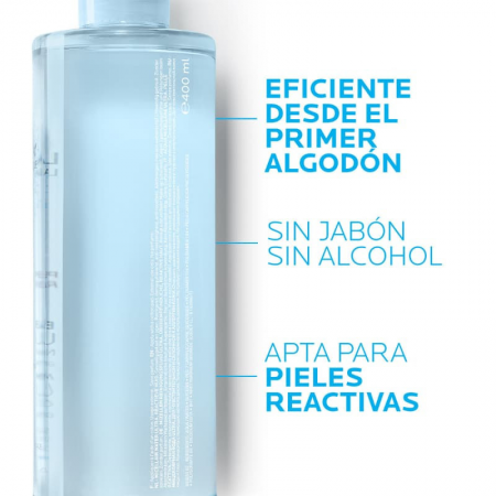 LA ROCHE POSAY TOLERIANE AGUA MICELAR PIEL REACTIVA Y SENSIBLE 400 ML