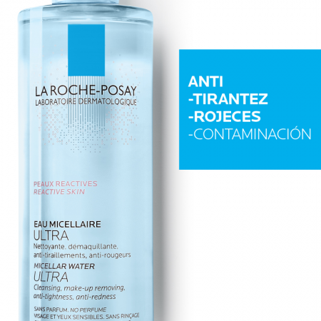 LA ROCHE POSAY TOLERIANE AGUA MICELAR PIEL REACTIVA Y SENSIBLE 400 ML