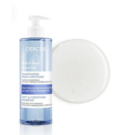 DERCOS DUPLO 2ª UD 40% CHAMPU MINERAL SUAVE 2 X 400ML