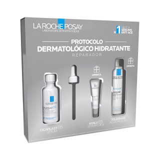 LA ROCHE POSAY PACK PROTOCOLO HIDRATANTE CICAPLAST SERUM B5 30ML + HYALU B5 OJOS 5 ML + AGUA MICELAR