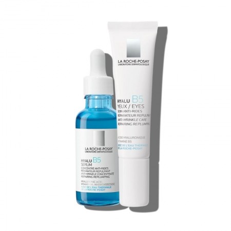 LA ROCHE POSAY PACK PROTOCOLO ANTI-IMPERFECCIONES EFFACLAR SERUM 30ML + HYALU B5 CONTORNO DE OJOS 5ML + HYALU B5 SERUM 10ML