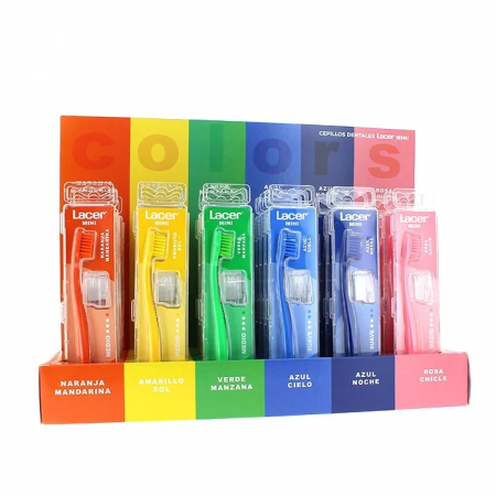 LACER CEPILLO DENTAL DE ADULTO COLOURS MINI MEDIO