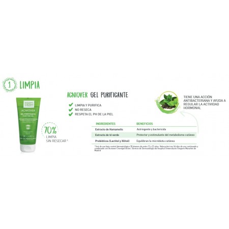 MARTIDERM ACNIOVER GEL PURIFICANTE PIEL ACNEICA 200 ML