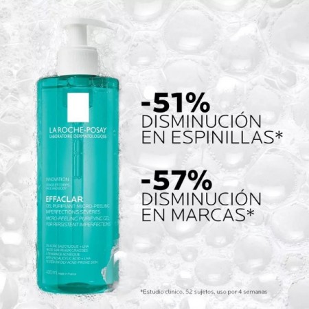 LA ROCHE POSAY EFFACLAR GEL PURIFICANTE MICRO-EXFOLIANTE 400 ML