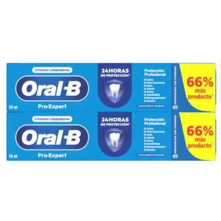 ORAL-B PRO EXPERT DUPLO MULTI PROTECCION PASTA DENTAL 2X125ML