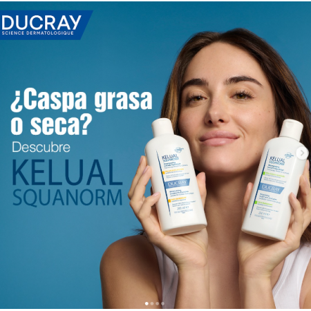 DUCRAY KELUAL SQUANORM CHAMPU CASPA SECA 200 ML