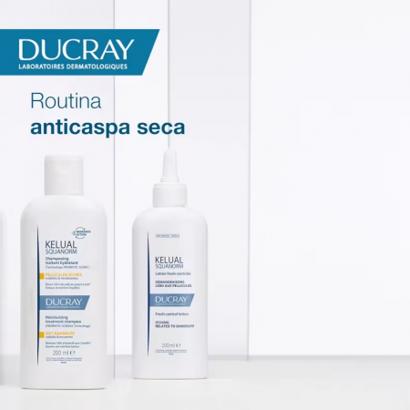 DUCRAY KELUAL SQUANORM CHAMPU CASPA SECA 200 ML