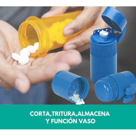 PRIM 3 EN 1 CORTADOR-TRITURADOR DELUXE PASTILLAS COLOR AZUL