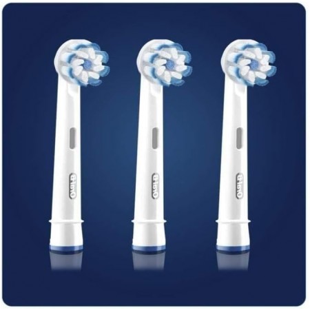 ORAL-B RECAMBIOS CABEZAL CEPILLO ELECTRICO SENSITIVE CLEAN 3 CABEZALES BLANCOS