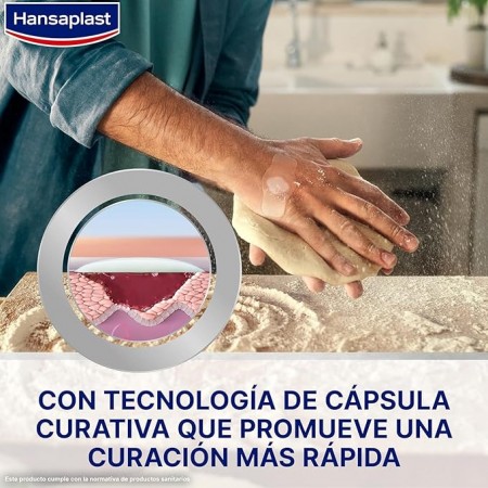 HANSAPLAST SECOND SKIN PROTECTION ULTRAFINO WATER RESIST 73 MM X 36 MM 6 PARCHES