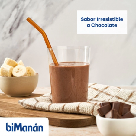 BIMANAN BATIDO SUSTITUTIVO SABOR A CHOCOLATE 6 SOBRES X 50G