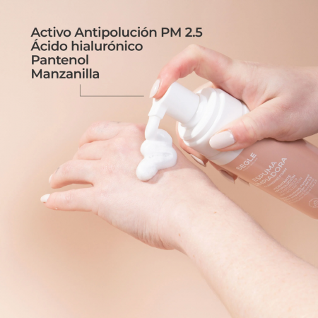 SEGLE ESPUMA LIMPIADORA HIDRATANTE Y ANTIPOLUCIÓN ESPUMA 150ML