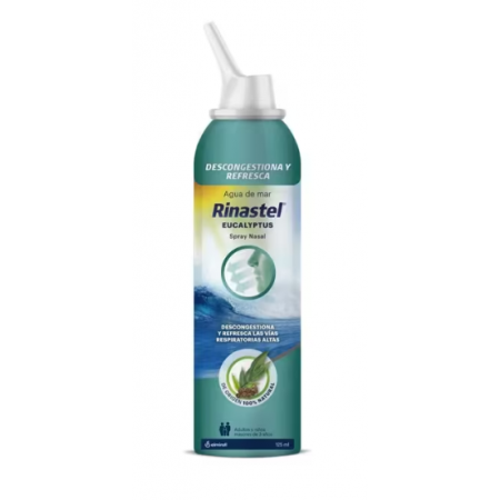 RINASTEL EUCALYPTUS DUO AGUA DE MAR HIPERTONICA SPRAY NASAL 125 ML