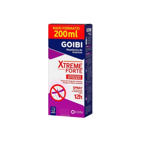 GOIBI XTREME FORTE REPELENTE DE INSECTOS MAXI FORMATO SPRAY 200 ML