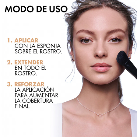 VICHY DERMABLEND COVERMATTE POLVO COMPACTO TONO 55 (POLVO 9.5 G)