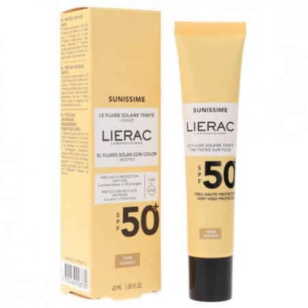 LIERAC SUNISSIME BB FLUIDO PROTECTOR CON COLOR FPS50 40 ML