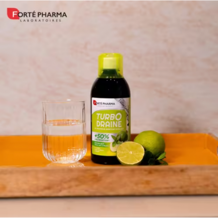 TURBOSLIM DRENANTE SABOR A LIMA & MENTA SOLUCION ORAL 500ML