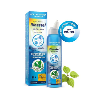 RINASTEL XILITOL DUO AGUA DE MAR DOBLE ACCION SPRAY NASAL 125 ML