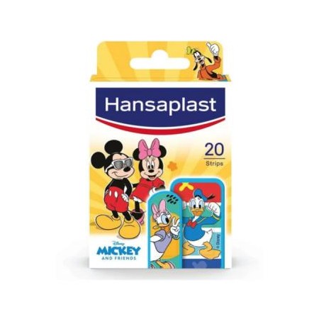 HANSAPLAST DISNEY APOSITO ADHESIVO MICKEY MOUSE 20 UNIDADES