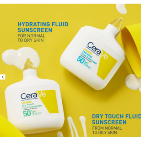 CERAVE FLUIDO FACIAL PROTECTOR INVISIBLE OIL CONTROL SPF50 50 ML