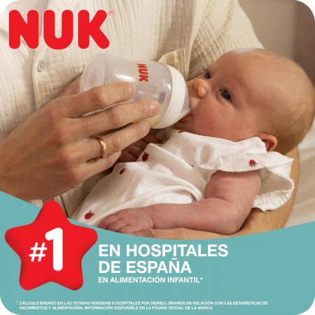 NUK PERFECT MATCH TETINA DE SILICONA ANTICOLICO FLUJO S +0MESES 2 UNIDADES