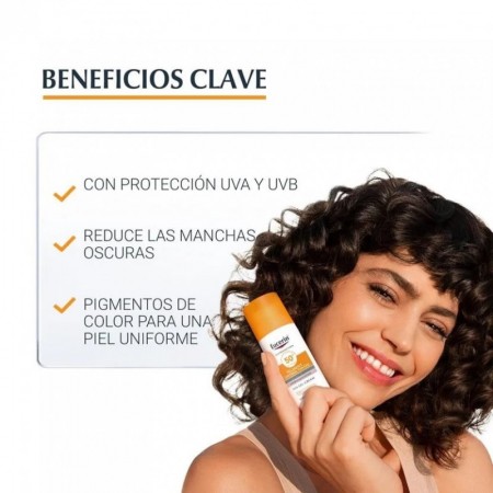EUCERIN SUN PROTECTION OIL CONTROL COLOR CLARO SPF 50+ 50 ML