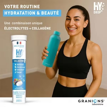 DRASANVI HYDROP COLAGENO HIDRATACION SABOR FRAMBUESA 18 COMPRIMIDOS EFERVESCENTES
