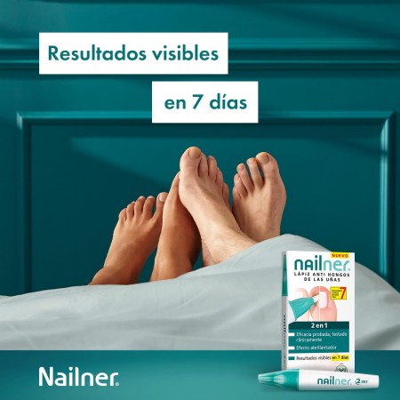 PACK NAILNER LAPIZ ANTIHONGOS UÑAS 2EN1 4ML + REGALO NAILNER ULTIMATE FORTALECEDOR 10ML