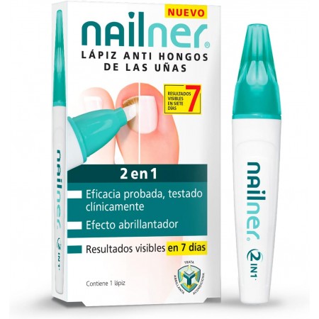 PACK NAILNER LAPIZ ANTIHONGOS UÑAS 2EN1 4ML + REGALO NAILNER ULTIMATE FORTALECEDOR 10ML