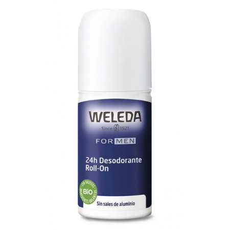 WELEDA  FOR MEN DESODORANTE HOMBRE 24H ROLL ON 50 ML