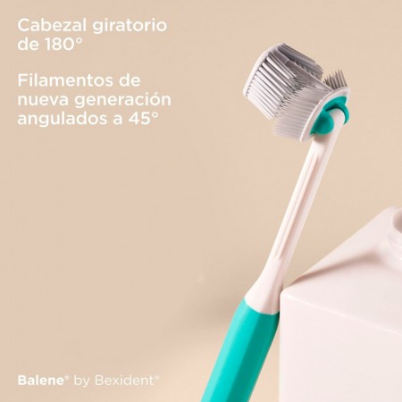 BEXIDENT CEPILLO DENTAL BALENE ADULTO SUAVE COLOR AGUAMARINA