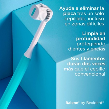 BEXIDENT CEPILLO DENTAL BALENE ADULTO SUAVE COLOR AGUAMARINA
