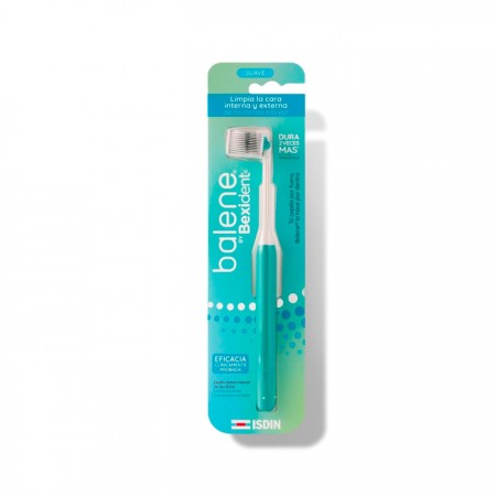 BEXIDENT CEPILLO DENTAL BALENE ADULTO SUAVE COLOR AGUAMARINA