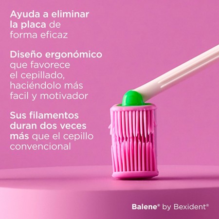 BEXIDENT CEPILLO DENTAL BALENE JUNIOR +6 AÑOS SUAVE COLOR LILA