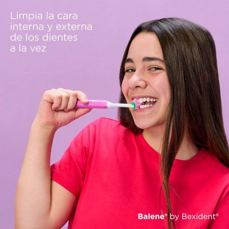BEXIDENT CEPILLO DENTAL BALENE JUNIOR +6 AÑOS SUAVE COLOR LILA