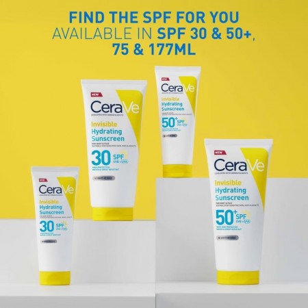CERAVE LOCIÓN PROTECTORA INVISIBLE HIDRATANTE SPF50+ LOCION CARA Y CUERPO 177 ML