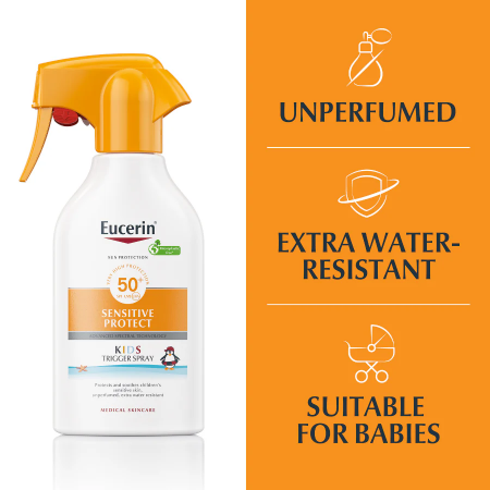 EUCERIN SUN PROTECTION SENSITIVE PROTECT KIDS SPF50+ SPRAY 250 ML