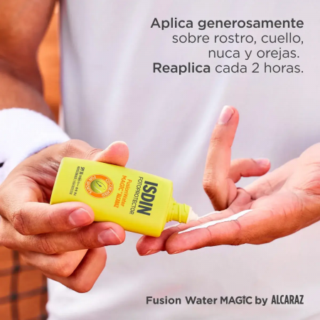 ISDIN FOTOPROTECTOR PACK SPORT ALCARAZ: FUSION WATER MAGIC 50ML + FUSION GEL SPORT SPF50+ 100ML