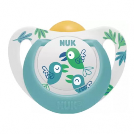 NUK CHUPETE DE LATEX CLASICO 18-36 MESES PACK 2 CHUPETES