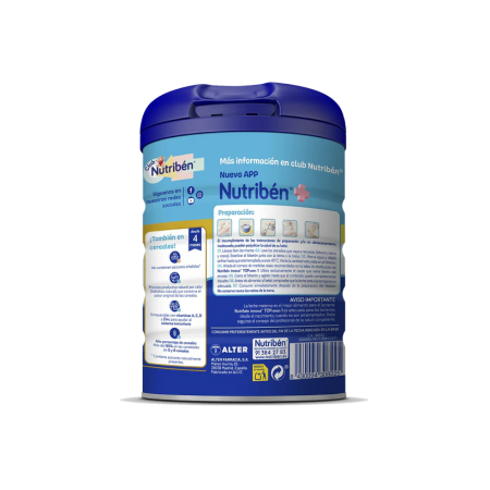 NUTRIBEN INNOVA TOP ROTEIN 1 LECHE LACTANTES 800 G