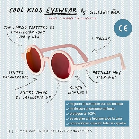 SUAVINEX GAFAS DE SOL INFANTIL POLARIZADAS DE 0 A 12 MESES CATEGORIA DE FILTRO UV400 DE CATEGORIA 3