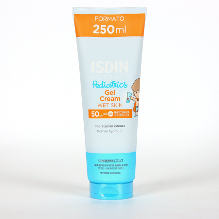 ISDIN FOTOPROTECTOR DUPLO FAMILIAR: GELCREMA FPS50 ADULTO 250 ML + PEDIATRIC FPS50 GELCREMA 250ML