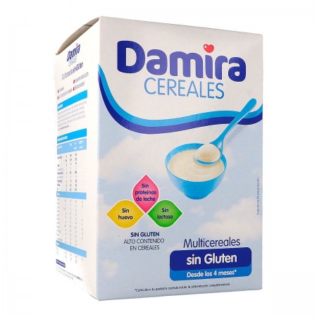 DAMIRA PAPILLA MULTICEREALES SIN GLUTEN 600 G