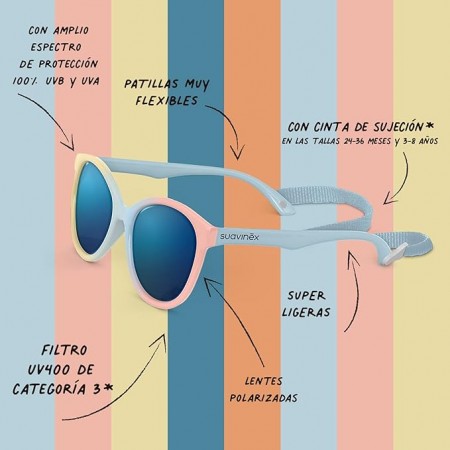 SUAVINEX GAFAS DE SOL INFANTIL POLARIZADAS DE 12 A 24 MESES DE FILTRO UV400 CATEGORIA 3